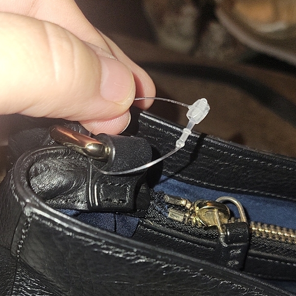 Cole Haan Black Leather Tote Bag - Picture 9 of 13